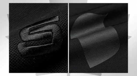 Professional comparison of embroidery and screen printing techniques on corporate apparel in a Canadian context